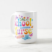 School Nurse Coffee Mug Kaffeetasse (Vorderseite Links)