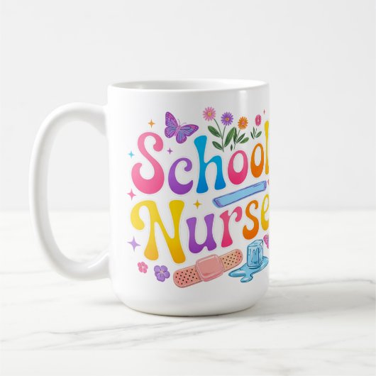 School Nurse Coffee Mug Kaffeetasse (Links)