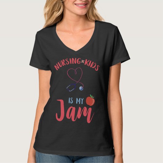 School Nurse Nursing Kids Jam Medical Nursing Nurs T-Shirt (Vorderseite)