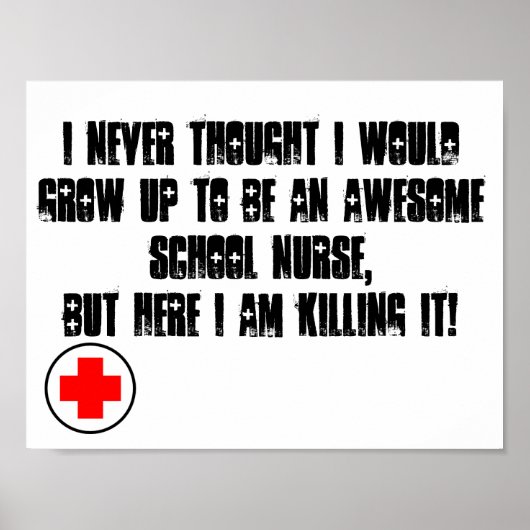 School Nurse Poster (Vorne)