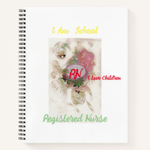 School Nurse Spiral Notebook Notizblock