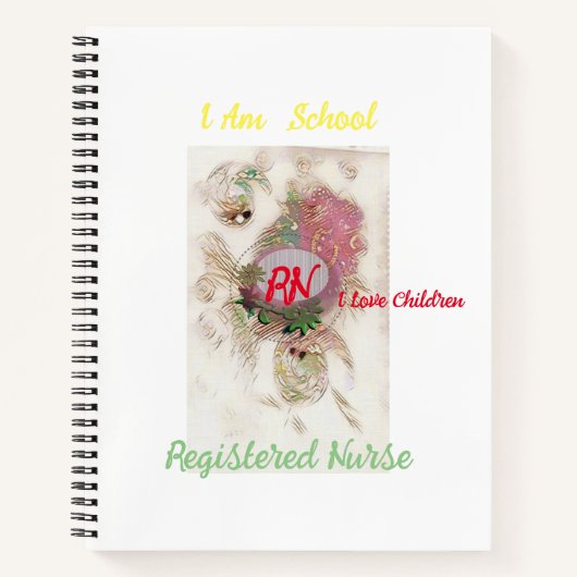 School Nurse Spiral Notebook Notizblock (Vorderseite)