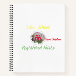 School Nurse Spiral Notebook Notizblock