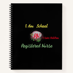 School Nurse Spiral Notebook Notizblock