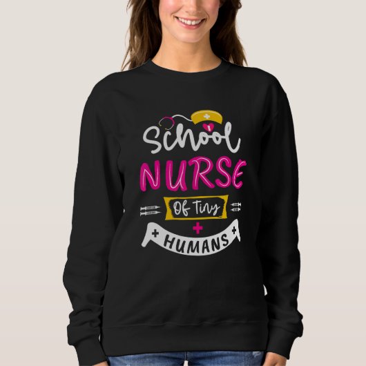 School Nurse Supplies School Nurse Nursing Accesso Sweatshirt (Vorderseite)