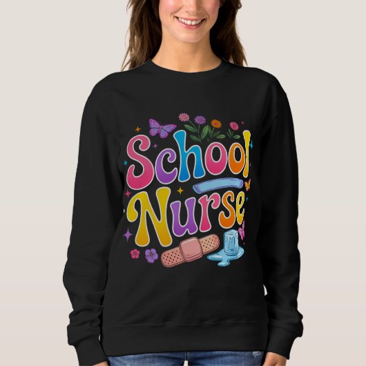 School Nurse Sweatshirt (Vorderseite)