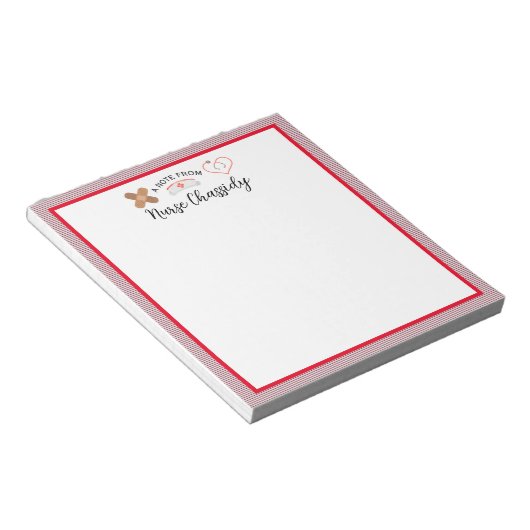 School Nurse Trio Notizblock (angewinkelt)