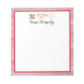 School Nurse Trio Notizblock (Vorderseite)