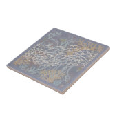 School of Fish in Coral Violet ID1198 Fliese (Seite)