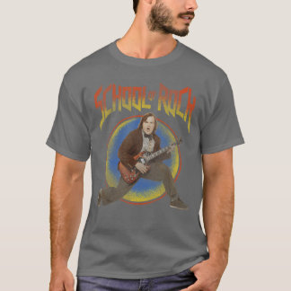 School of Rock Distressed Colorful Edit lustig T-Shirt