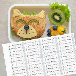 School Peter Rabbit Rectangle Waterproof Label  Etiketten