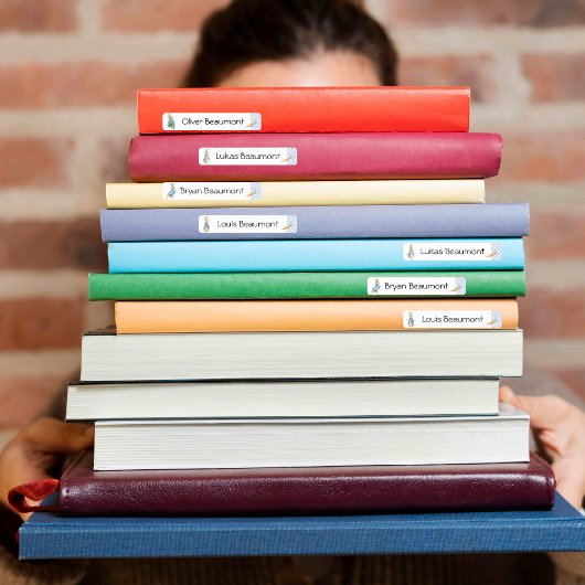 School Peter Rabbit Rectangle Waterproof Label Etiketten