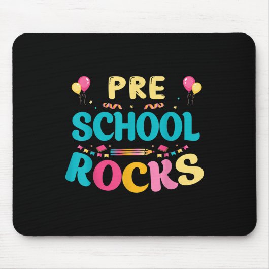 School Rocks Preschool Rocks Back To School Mousepad (Vorne)