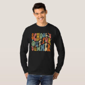 School s Out For Summer Last Day Of School Groovy  T-Shirt (Vorne ganz)
