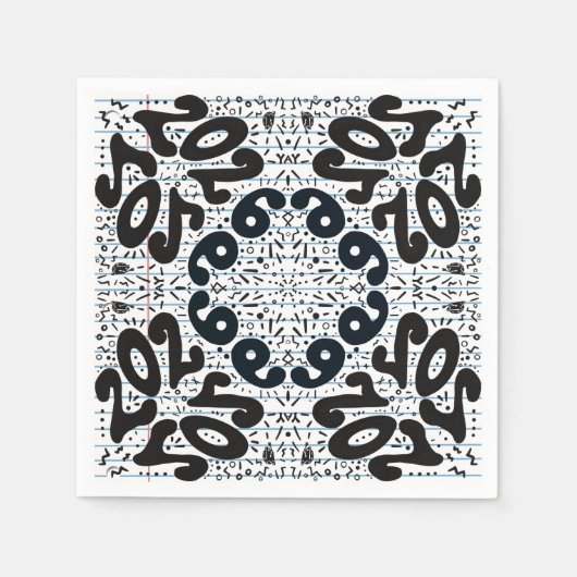 School’s Out Forever Loose Leaf Paper Serviette (Vorderseite)