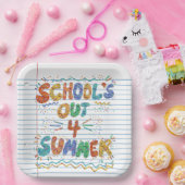 School’s Out Loose Leaf Paper Pappteller (Party)
