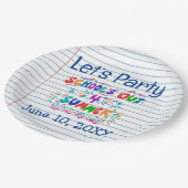 School’s Out Loose Leaf Paper Pappteller (Schrägansicht)