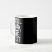 School Side Quest Funny Gamer Ck To School  Kaffeetasse (Vorderseite Links)