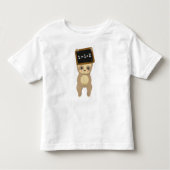 School Sloth, Niedlich Sloth, Baby Sloth, School B Kleinkind T-shirt (Vorderseite)