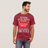School Social Worker Multitasking T-Shirt (Vorne ganz)