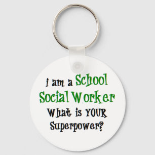 school social worker schlüsselanhänger