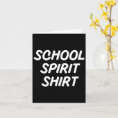 School Spiri Karte (Gelbe Blume)