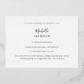 School Spirit 6 Foto Abschluss Maroon Ankündigung (Rückseite)