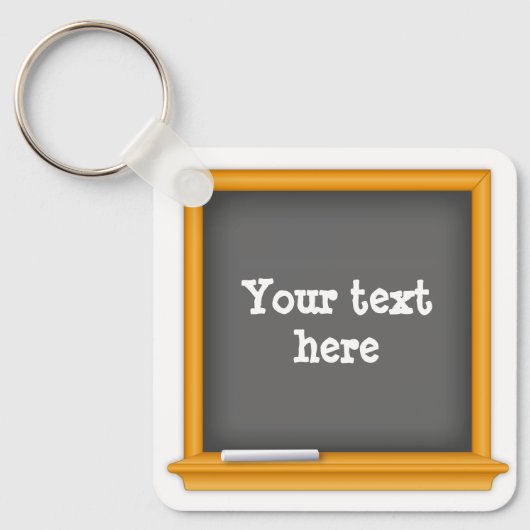 School Spirit Mini Chalkboard Schlüsselanhänger (Vorderseite)