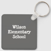School Spirit Mini Chalkboard Schlüsselanhänger (Rückseite)