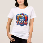 School Spirit Shirt - Go Team! T - Shirt des Schul (Vorderseite)