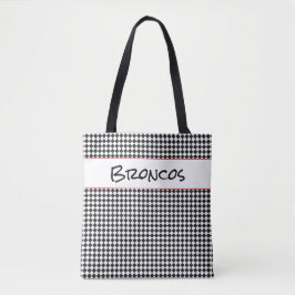 School Spirit Team Colors Karo Sports NAME Fun Tasche