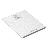 School supplies Art teacher notepad Notizblock (angewinkelt)