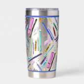 School supplies pattern thermobecher (Rückseite)