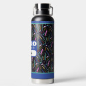 School supplies pattern trinkflasche (Rückseite)