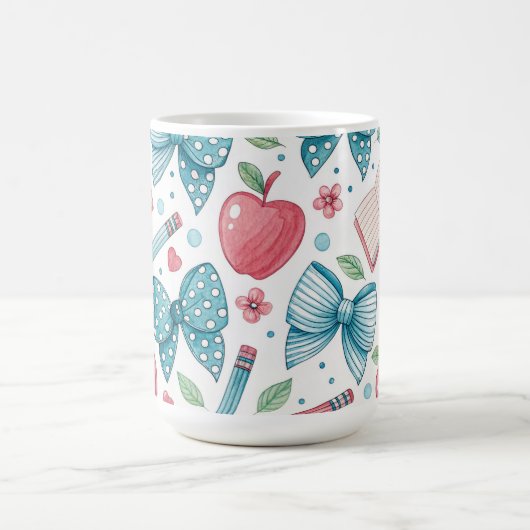 School Teacher/ Student Coquette Bows Kaffeetasse (Mittel)