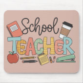School Teacher Teaching Future Leaders Gifts Mousepad (Vorne)