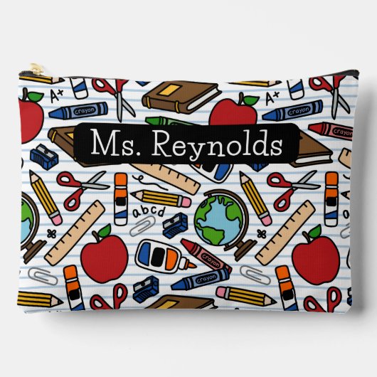 School Teacher Zubehörtasche (Vorderseite)