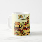 School Time Cats Louis Wain Kaffeetasse (Vorderseite Links)