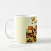 School Time Cats Louis Wain Kaffeetasse (Links)