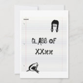 "School Wiedersehen" Party "zurück zur Schule" Einladung (Rückseite)