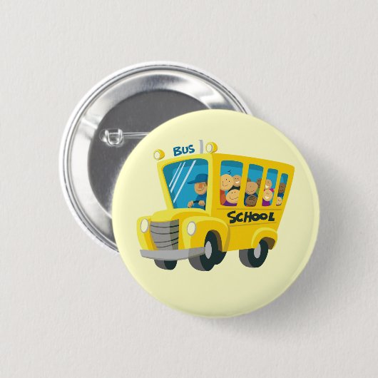 Schoolbus - button (Vorne & Hinten)