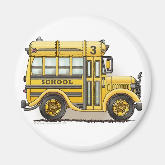 Schoolbus Magnete Magnet (Vorne)