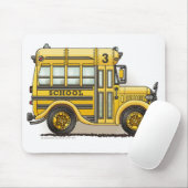 Schoolbus Mausunterlage Mousepad (Mit Mouse)