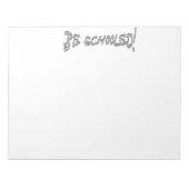 Schooled-II Notizblock (Vorderseite)
