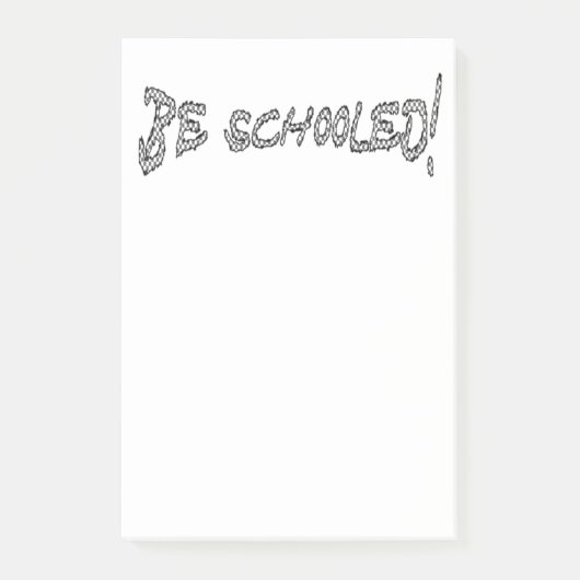 Schooled-II Post-it Klebezettel (Vorderseite)