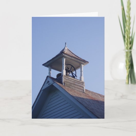 Schoolhouse Belltower - Gratulationskarte Karte (Vorderseite)