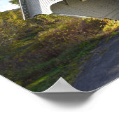 Schoolhouse Covered Bridge, Vermont Poster (Ecke)