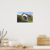 Schoolhouse Covered Bridge, Vermont Poster (Küche)