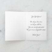 "Schoolhouse Games" Dankeschön-Karte Karte (Innenseite)