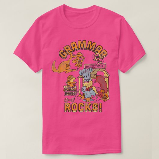 Schoolhouse Rock Grammar Rocks Premium T-Shirt (Design vorne)